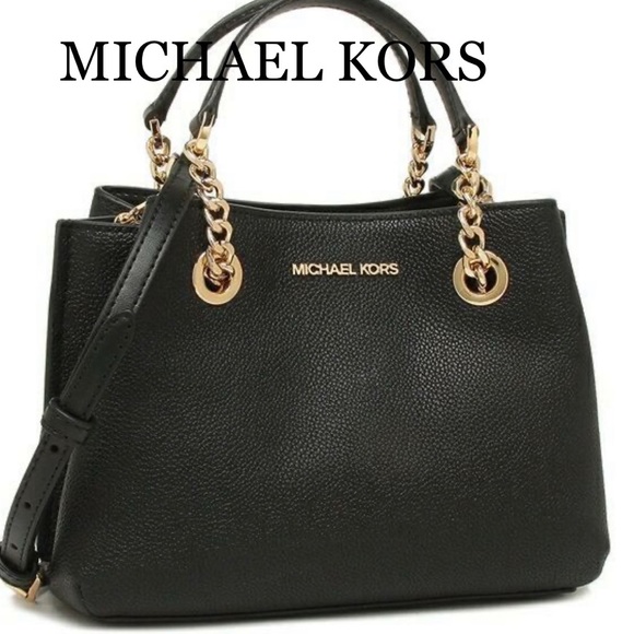 Michael Kors Handbags - MICHAEL KORS TEAGEN SMALL MESSENGER CROSSBOD BLACK